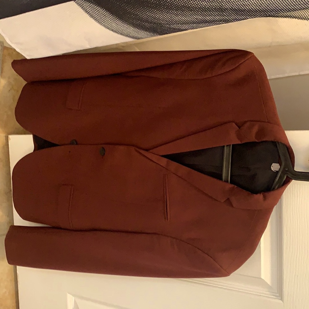 Zara suit in plum